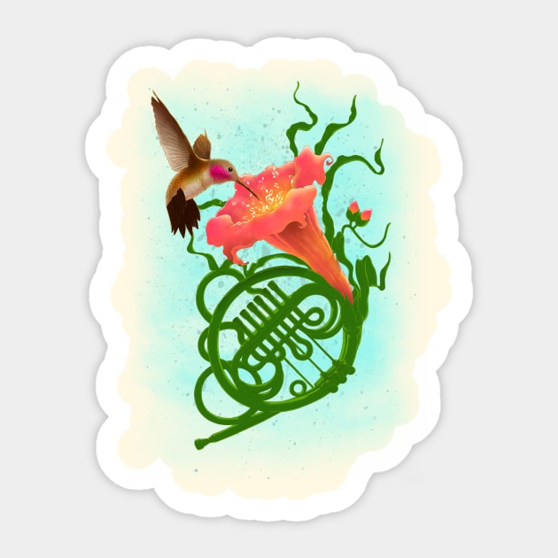 Musical Nectar Sticker by angrymonk